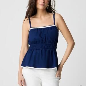J.Crew Strappy shirred top